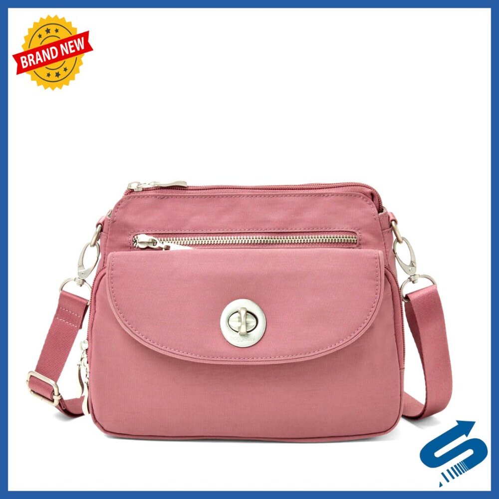 Lightweight Crossbody Bag Water-Resistant RFID Travel Purse Chic Minimal